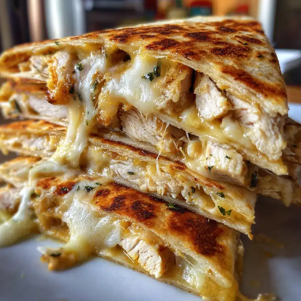 Cheesy Garlic Chicken Wraps: Taste the Flavor!