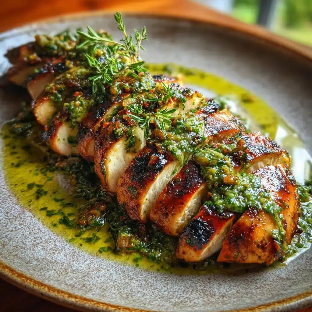 Chimichurri Chicken with Garlic