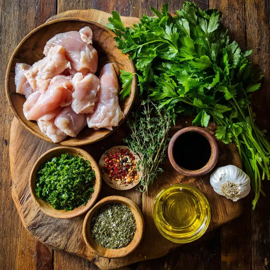 Chimichurri Chicken with Garlic