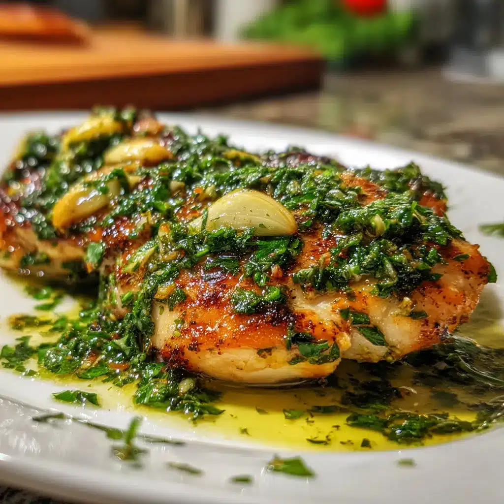 Chimichurri Chicken with Garlic: Taste the Zesty Garlic!