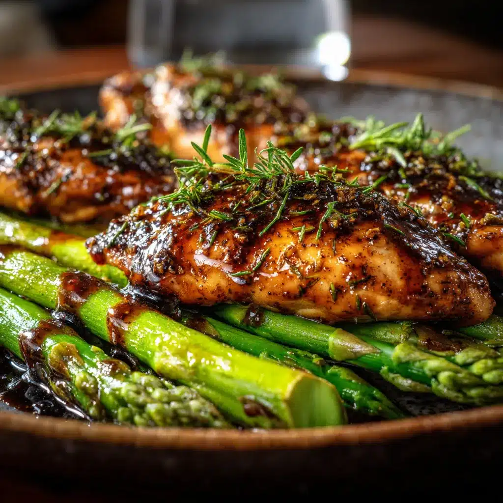 Easy One-Pan Balsamic Chicken and Asparagus