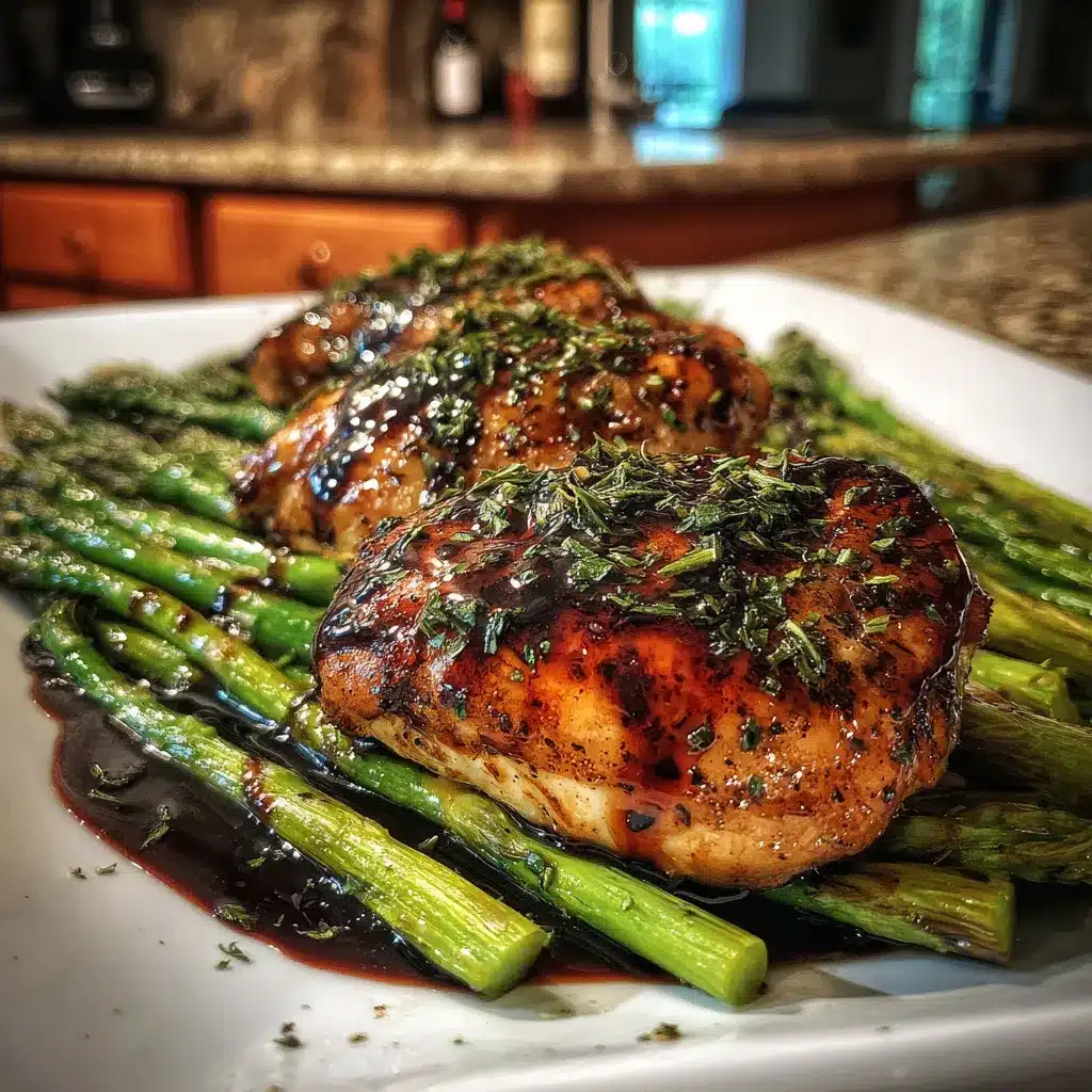 Easy One-Pan Balsamic Chicken and Asparagus