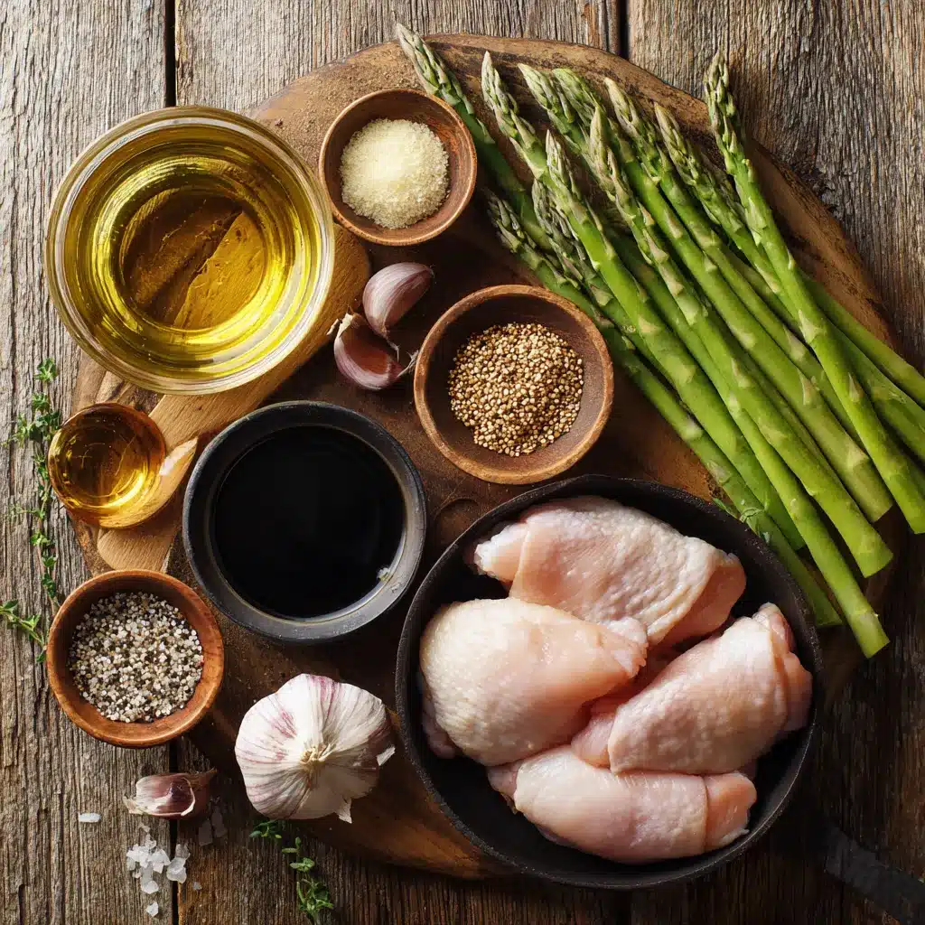 Easy One-Pan Balsamic Chicken and Asparagus