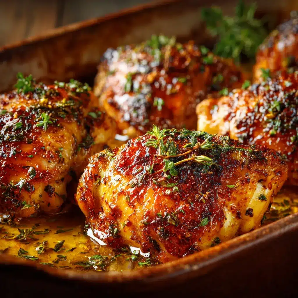 Healthy Baked Chicken Thighs