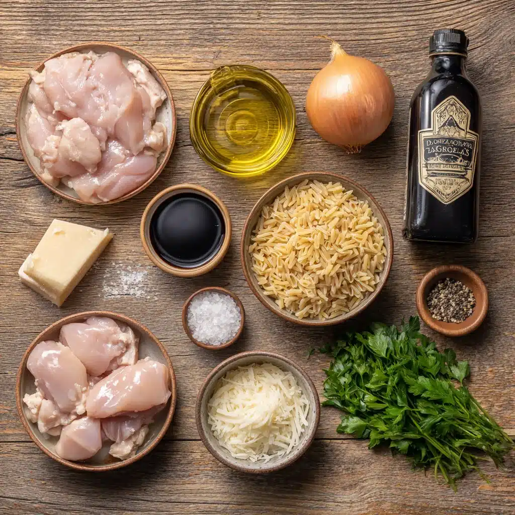 Marsala Chicken Orzo