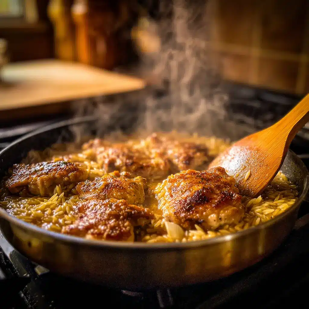 Marsala Chicken Orzo