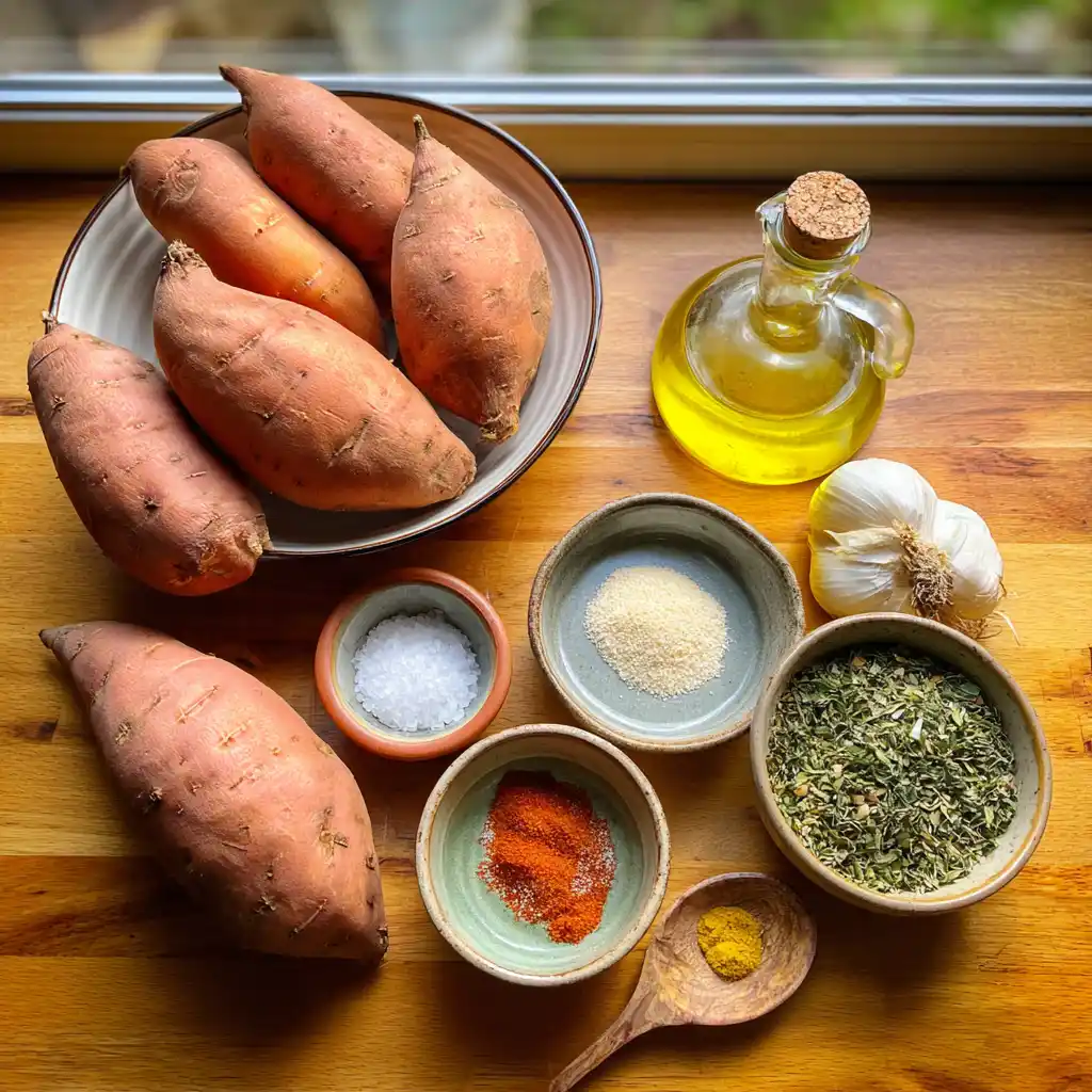 Air Fryer Sweet Potatoes