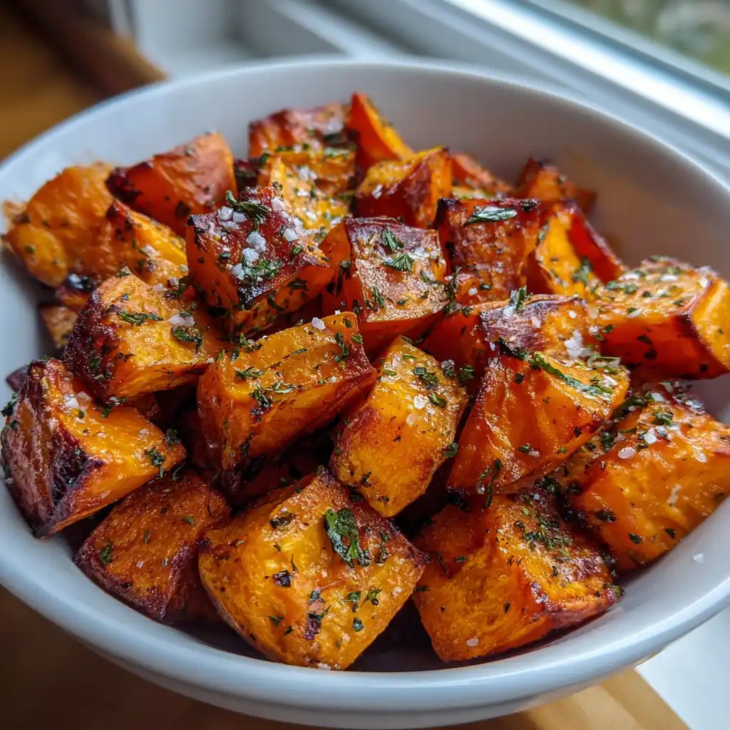 Easy Air Fryer Sweet Potatoes