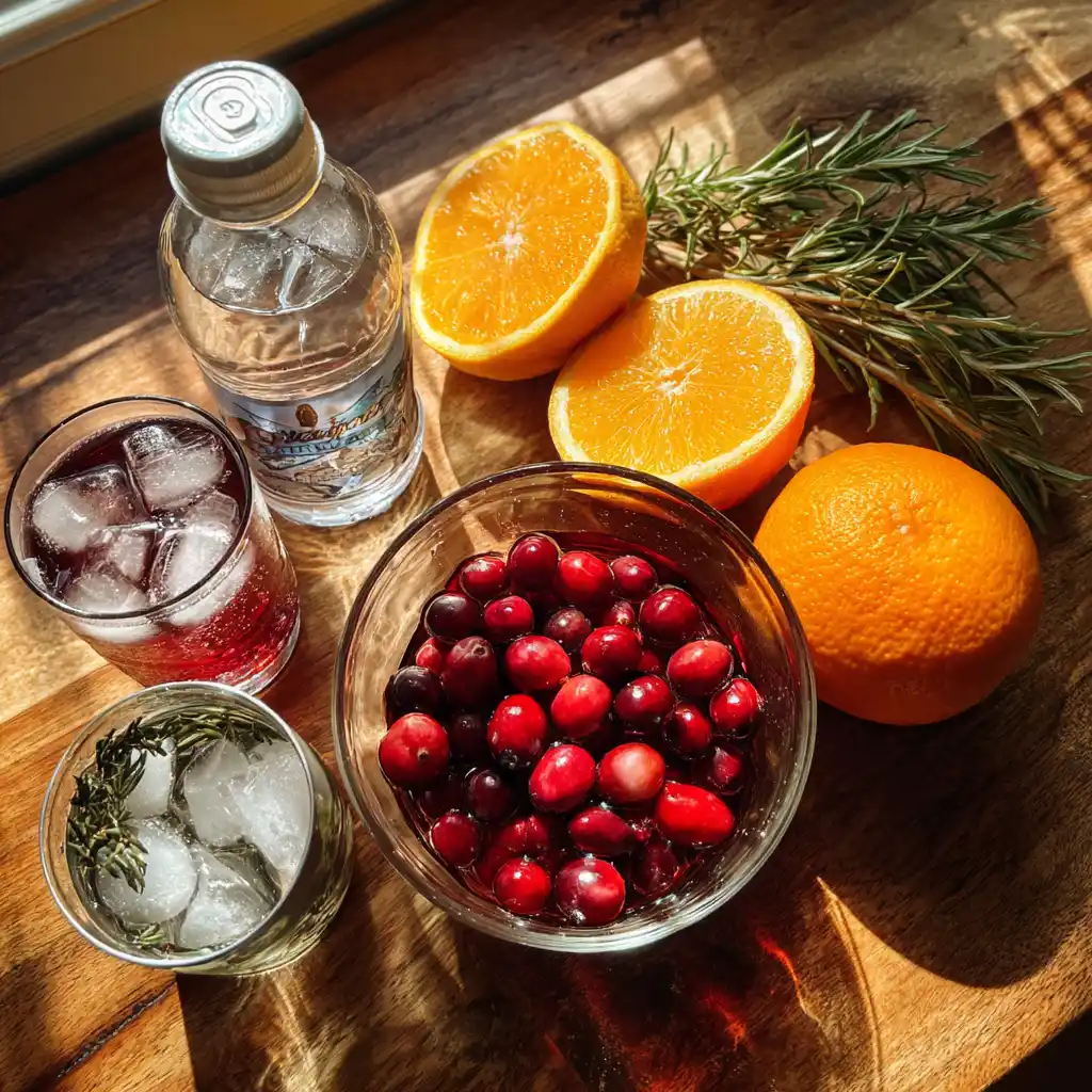Cranberry Spritz (Zero-Proof)