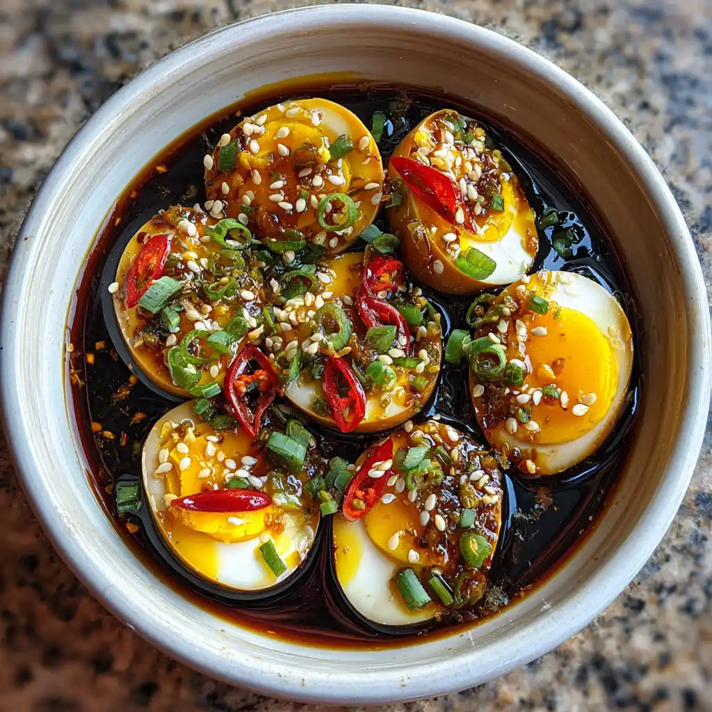 Easy TikTok “Drug Eggs” (Soy Marinated Eggs)