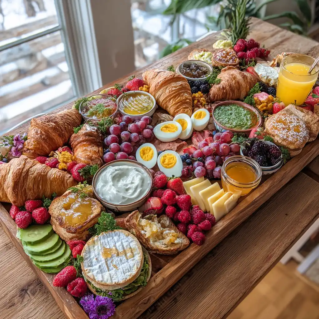 Easy Grazing Board for Spring Brunch