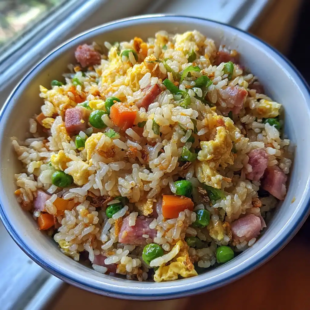 Easy Leftover Ham Fried Rice