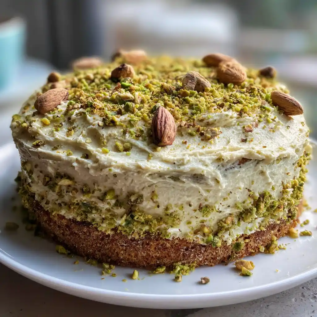 Easy Pistachio Cake with Box Cake Mix