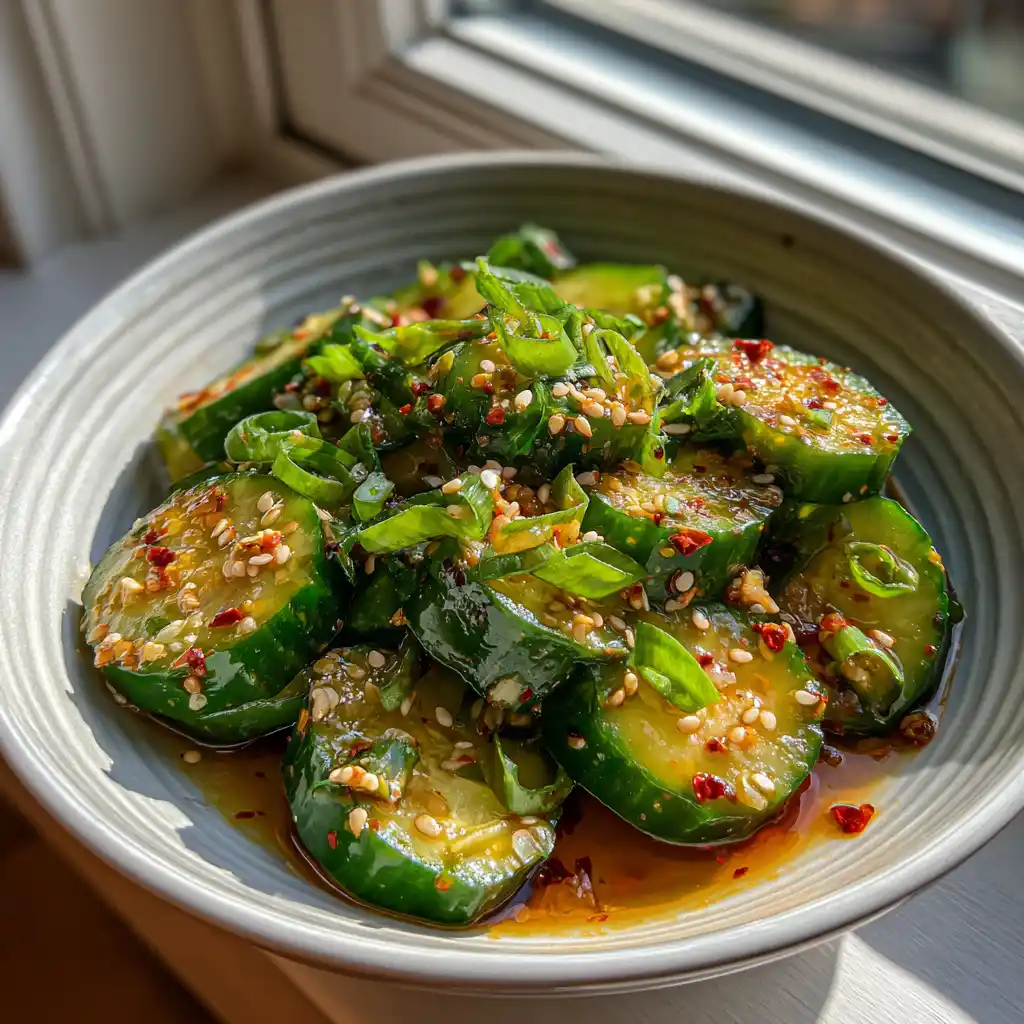 Easy Spicy Cucumber Salad